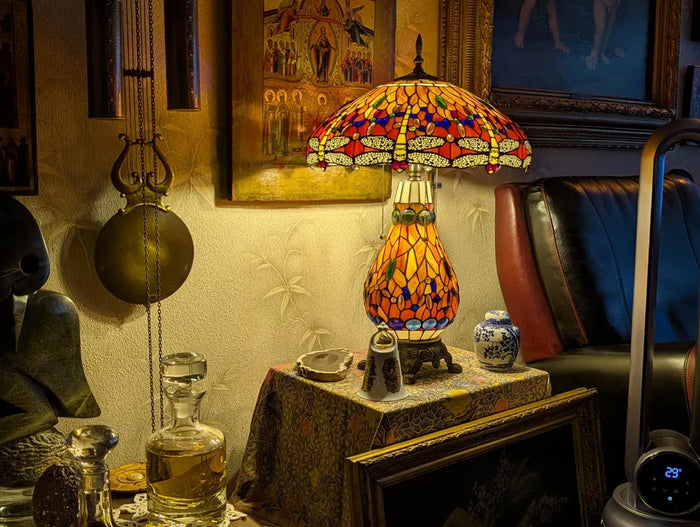 Staggo · Lampe de table Libellula Amber Grande