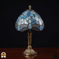 Lampe Tiffany | Lampe de table Tiffany Libellula Celeste ⌀20 cm