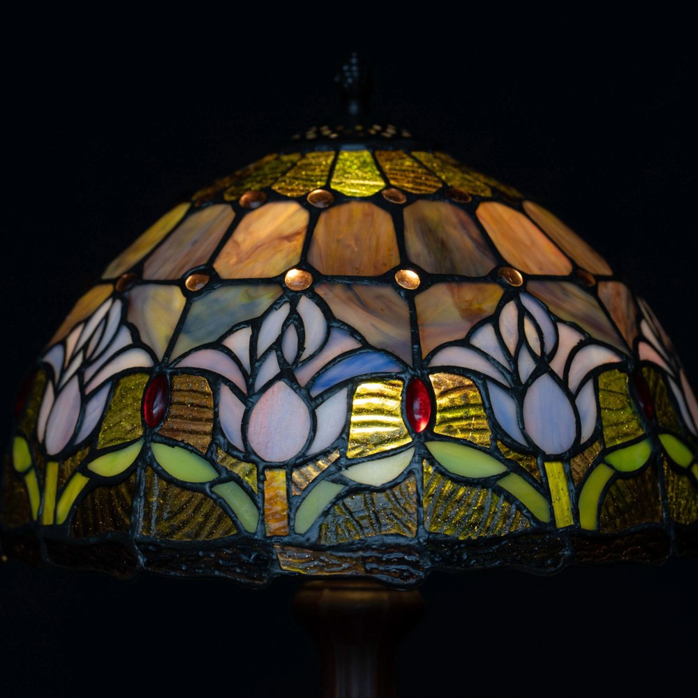 La même lampe allumée