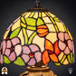 Lampe Tiffany | Lampe de table Amber Flora Classic ⌀20 cm