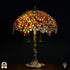 Tiffany lamp - tafellamp - Mosaic Garden Amber De Sierkamer