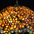 Tiffany lamp - tafellamp - Mosaic Garden Amber De Sierkamer