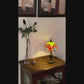 Lampe Tiffany | Lampe de table Tiffany Libellula Azul ⌀20 cm