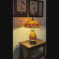 Lampe Tiffany | Lampe de table Tiffany Libellula Amber Grande ⌀46 cm