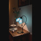 Lampe Tiffany - Lampe de table Lotus Azzurro - ⌀20 cm