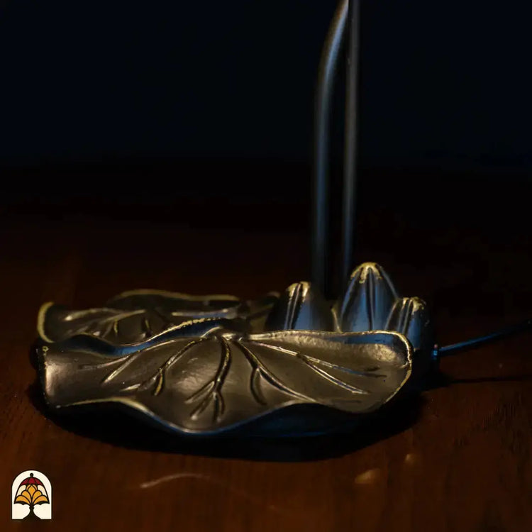 Tiffany lamp - Tafellamp Lotus Azzurro - ⌀20 cm