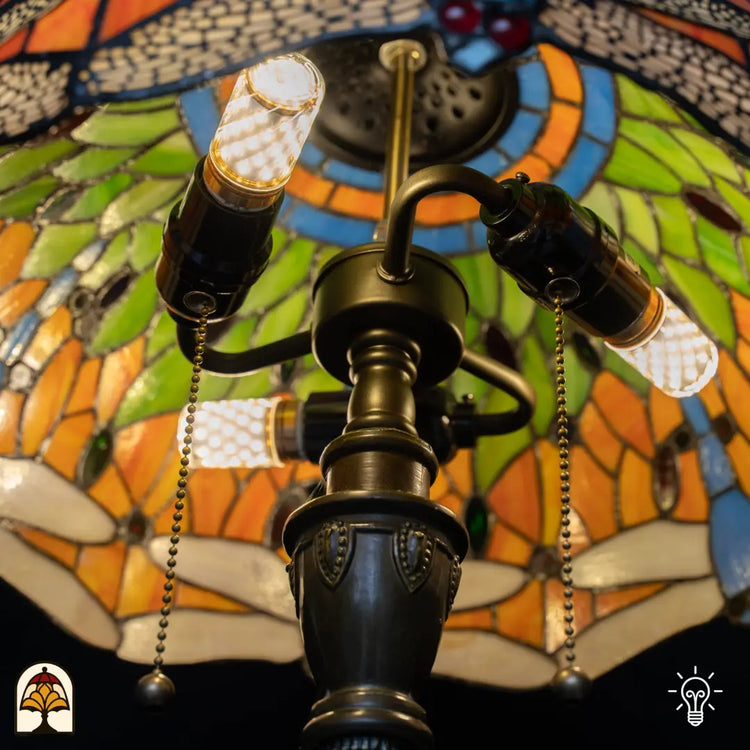 Tiffany lamp - Vloerlamp Libellula Azul