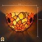 Tiffany wandlamp Solea Girasole met muurbevestiging