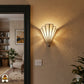 Lampe Tiffany | Applique murale Tiffany Art Déco Ventaglio Avorio